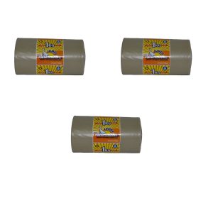 3 rotoli buste spazzatura ambra 55×70 cm